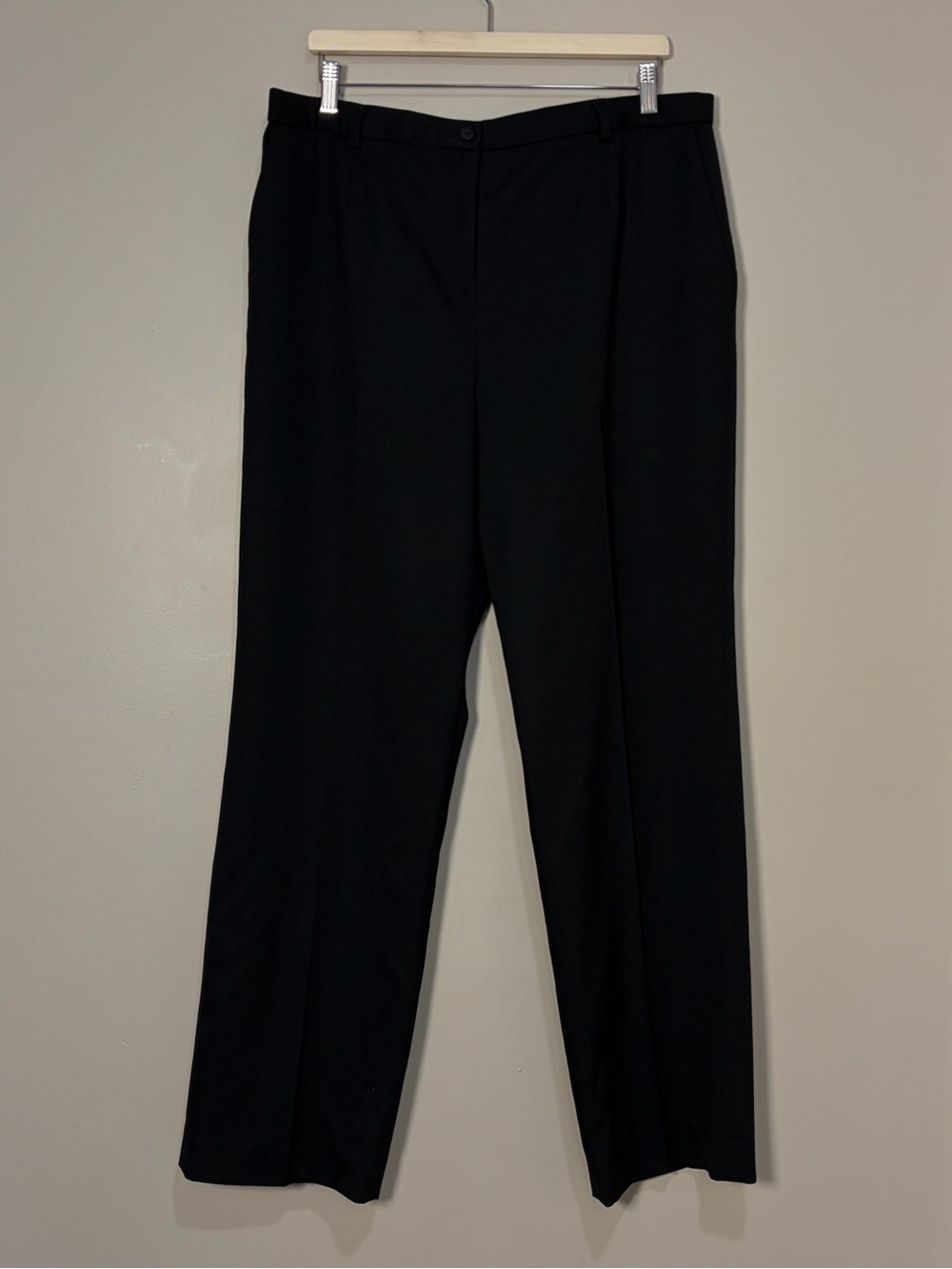 Pendleton | New virgin wool Straight Leg lined black pants Women’s size 16 NWT